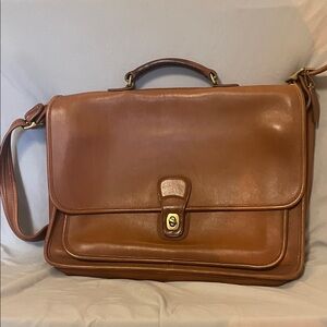 Coach Brown Leather Men's Bag